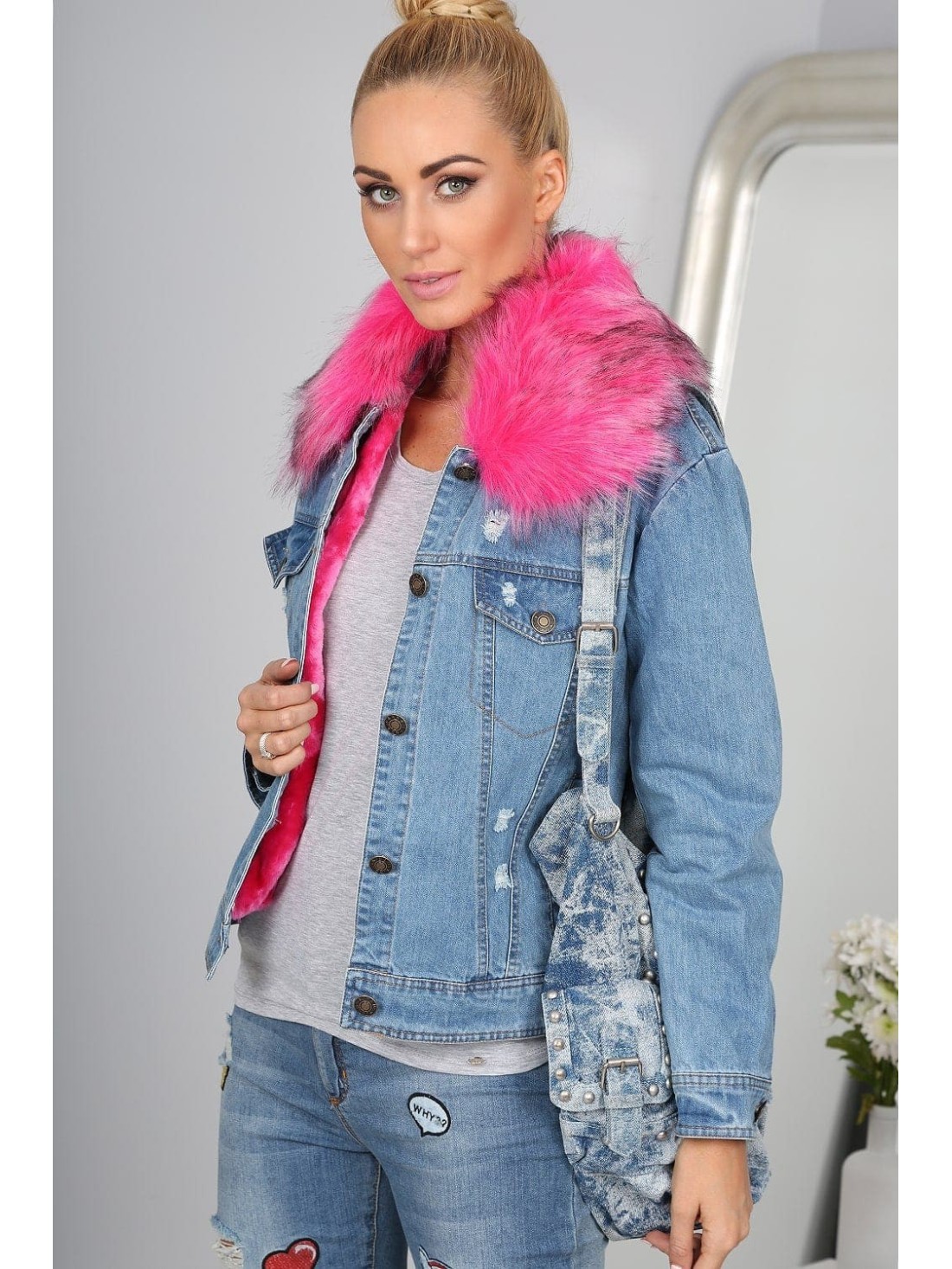 Amaranth-Jeansjacke 702 – Online-Shop – Boutique